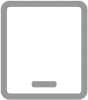Icon Tablet grau