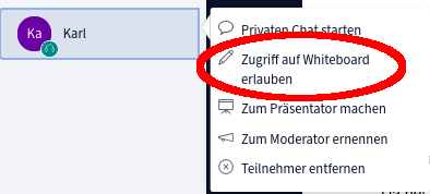 BigBlueButton Version 2.3 - Praesentationen Zugriff Whiteboard BigBlueButton Version 2.3 - Praesentationen Zugriff Whiteboard